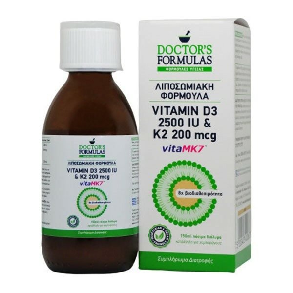 Doctor's Formulas Vitamin D3 2500iu & K2 200mcg 2500iu 150ml