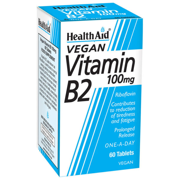 Health Aid Vitamin Β2 60 Ταμπλέτες