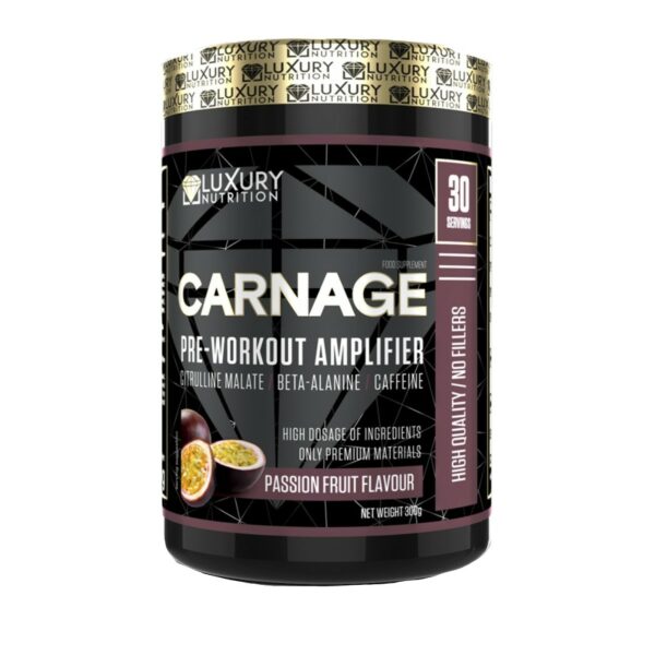 Luxury Carnage Pre 300g Passion Fruit