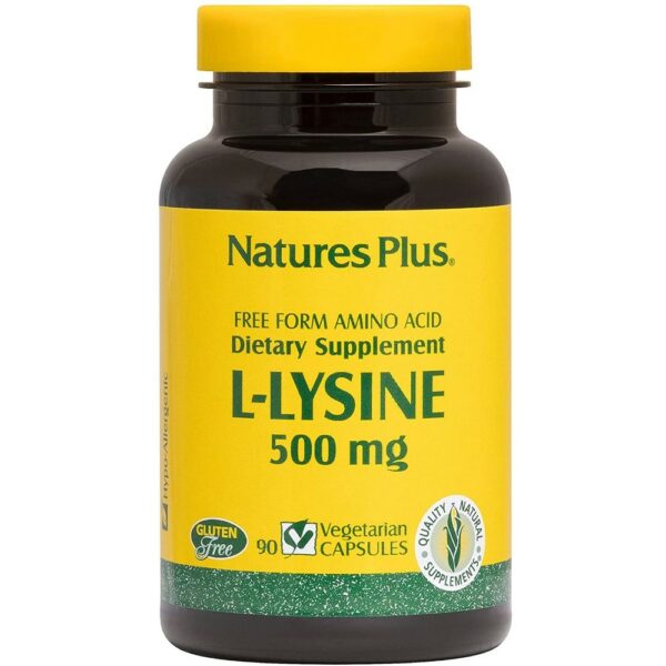 Natures Plus L-Lysine 500 Mg, 90 Vegetarian κάψουλες