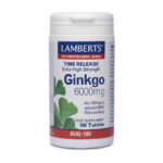 Lamberts Ginkgo Biloba Extract 6000Mg 180 Ταμπλέτες