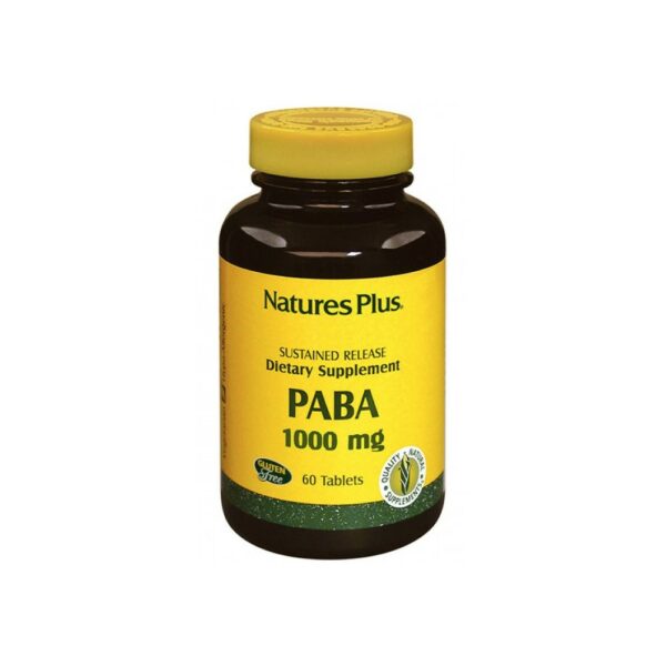 Natures Plus Paba 1000Mg 60Tabs