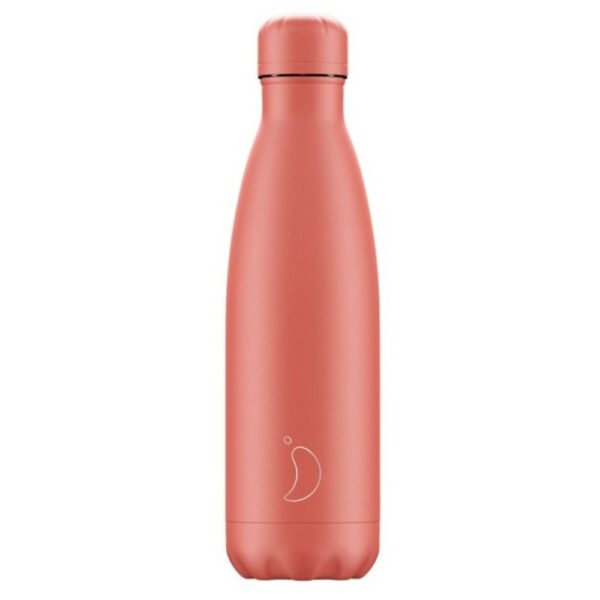Chilly's Μπουκάλι Θερμός All Pastel Coral 500ml