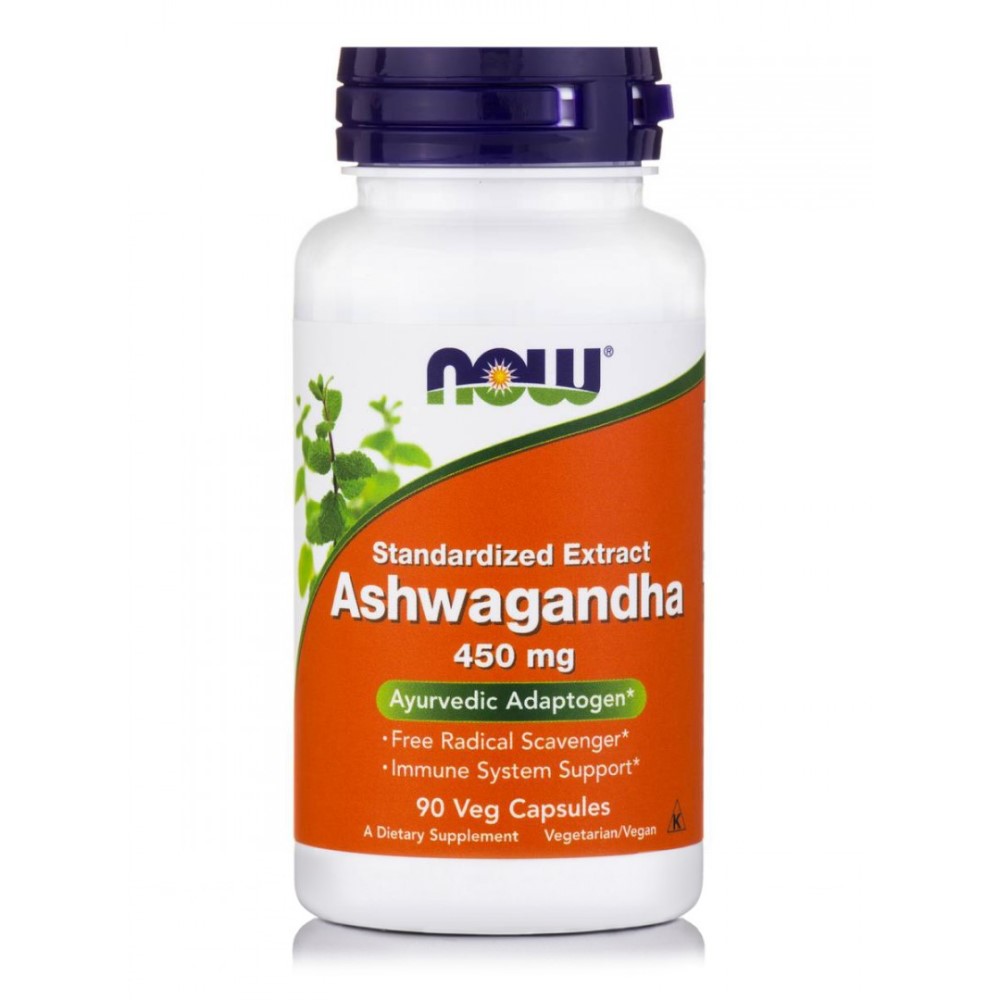 Now Ashwagandha Extract Συμπλήρωμα 450 Mg - 90 Vcaps