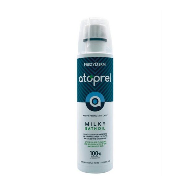 Frezyderm Atoprel Λάδι για Καθαρισμό Milky Bath Oil for Dry & Sensitive Skin 250ml