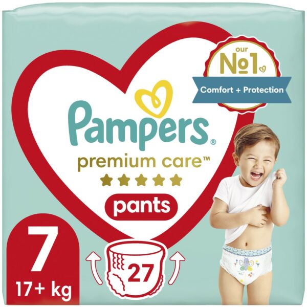 Pampers Premium Pants Μεγ 7 Jumbo 27 Τεμάχια