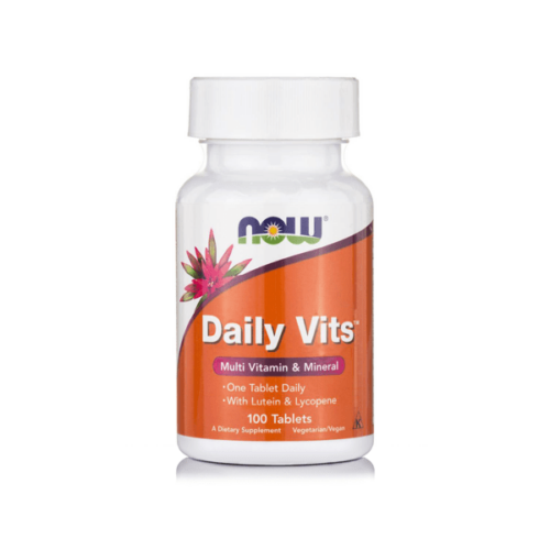 Now Daily Vits Multi (+Lycopene & Lutein) - Vegetarian 100 Tabs