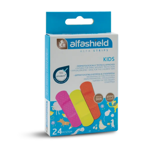 Alfashield Αυτοκόλλητα Επιθέματα Kids 2 Μεγέθη 24 Τεμάχια