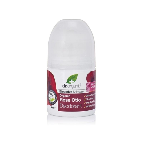 Dr.Organic Rose Otto Roll-On Χωρίς Αλουμίνιο 50ml