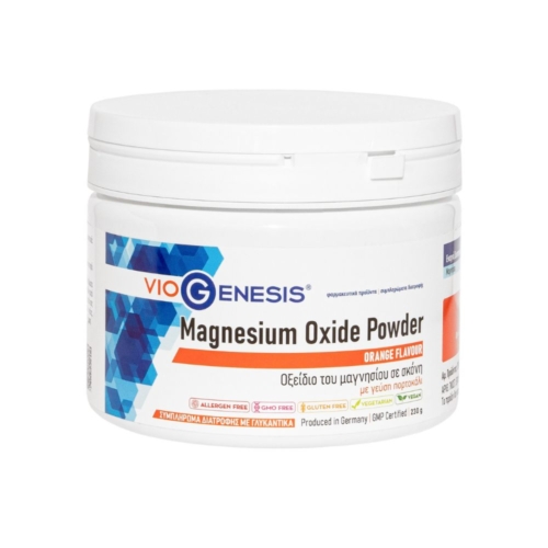 Viogenesis Magnesium Oxide Powder Orange Flavour 230gr