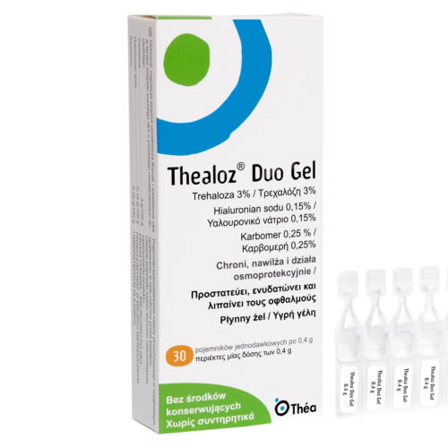 Thealoz Duo Gel Οφθαλμικές Σταγόνες Γέλης 30 τμχ