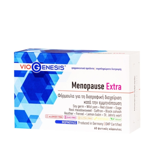 Viogenesis Menopause Extra Συμπλήρωμα Για Την Εμμηνόπαυση 60Caps
