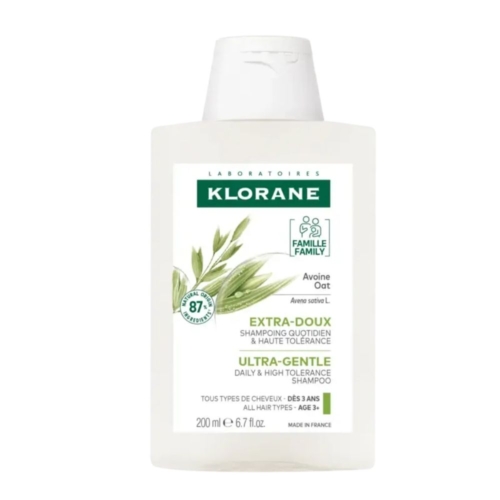 Klorane Oat Shampoo, σαμπουάν βρώμης για όλους τους τύπους μαλλιών - 200ml